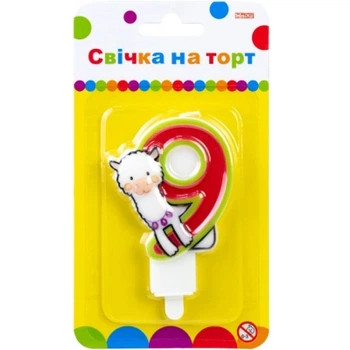 Свеча Maxi Llama "9" висотою 7,62 см (MX622068-9)