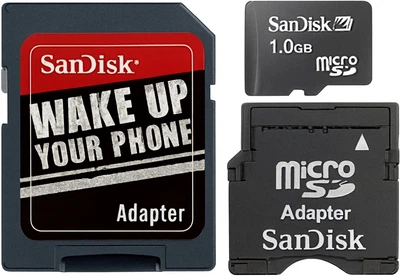 Карта пам'яті SanDisk MicroSD 1GB with Mutli SD Kit (SDSDQ-1024-E11MK)