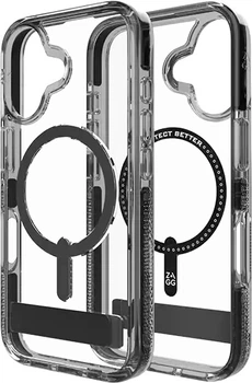 Чохол Zagg Gear4 Piccadilly Snap with Magsafe w/ Kickstand для Apple iPhone 16 Plus (702316272) Black