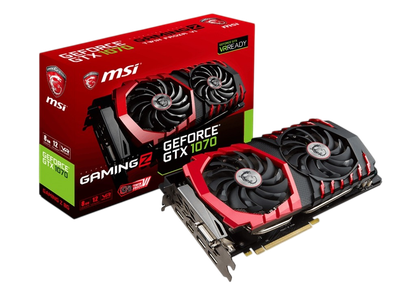 Видеокарта GeForce GTX 1070 8GB MSI Gaming Z (GTX 1070 GAMING Z 8G) Б/У