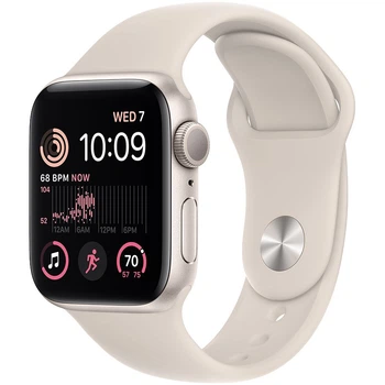 Смарт-годинник Apple Watch SE GPS Gen.2, 40mm, Starlight, Starlight Sport Band (Grade C) - Б/В