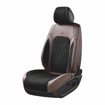 Комплект, 3D чехлы для сидений Beltex Malibu, black-brown BX89700