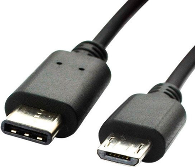 Кабель SmartGPS KBO03 microUSB - USB-C Black (5905279820661)