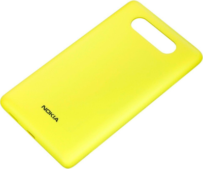 Чохол із бездротовою зарядкою Nokia CC-3041 для Lumia 820 Yellow (KO6907384032914-0)