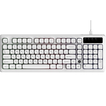 Клавиатура Ajazz AF98 Black USB-C White (AF98-W)