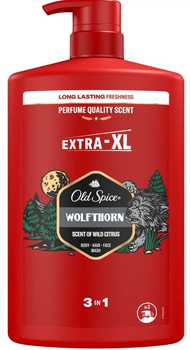 Гель для душа и шампунь Old Spice 3 в 1 Wolfthorn, 1 л
