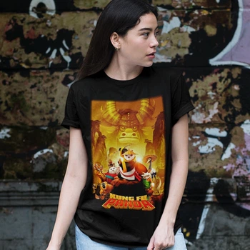 Футболка Kung Fu Panda (Part 3 Poster Shaolin) XL чорний