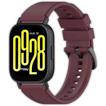 Силіконовий ремінець Vanfone для Xiaomi Redmi Watch 5 Active / 5 Lite, 22мм, бордовий (VANAX18104)