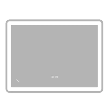 Зеркало Zerix Mirra MR05-70x50-REVERSE с LED Touch, Anti-fog, димером, регулятором яркости (ZX6055)