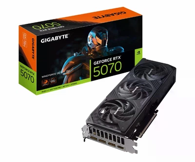 Видеокарта игровая (2026) Gigabyte GeForce RTX 5070 Windforce OC 12GB GDDR7 DLSS4