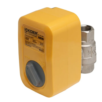 Кран 1/2" з електроприводом Koer KR.S1502-3 12В SUS (KR5568) ( 17057 )