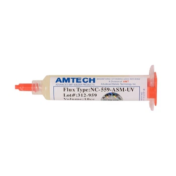 Флюс Amtech NC-559-ASM-UV, США не нуждаются в очистке после пайки SMD,BGA,PGA,PLCC,QFP,CSP
