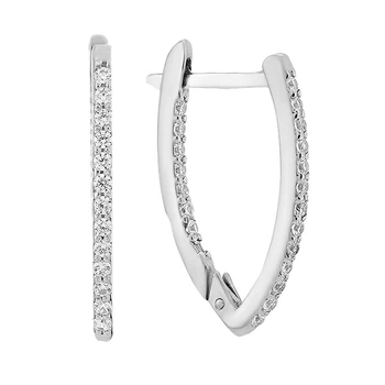 Серьги серебряные дорожка с фианитами Silver Style (20301.12 sku:2300104275389)