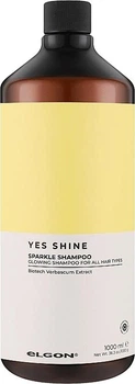 Шампунь для блеска волос Elgon Yes Shine Sparkle Shampoo 1000 мл