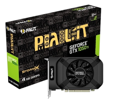 Відеокарта GeForce GTX 1050 Ti 4GB Palit StormX (NE5105T018G1-1070F) Б/В