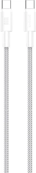 Kabel Proove Nylon Type-C - Type-C 100W 1.5m White (CCPN11002202)