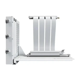Подставка вертикальная Montech VGM 2, белый, PCIe 4.0 x16 райзер, 24.4 см