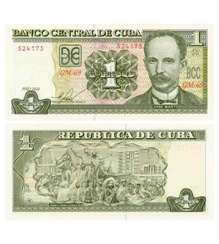 Банкнота 1 песо Куба 2016 рік UNC