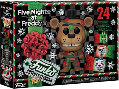 Фигурки Фанко 24 шт Адвент Календарь Пять Ночей с Фредди Advent Calendar Five Night At Freddy Funko 72480