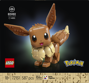 Конструктор LEGO Pokemon Иви 587 деталей (72151)