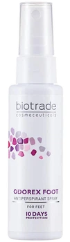 Biotrade (Біотрейд) Odorex Foot Antiperspirant Spray – спрей для ніг тривалої дії, 10 днів без поту та запаху, 40 мл