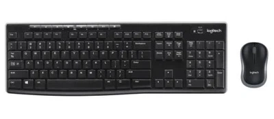 Комплект беспроводной MK270 Combo, Black, клавиатура + мышь Logitech (2000003330140)