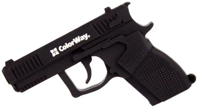 Флеш накопитель USB 64Gb "Pistol", Black ColorWay (2000003334506)