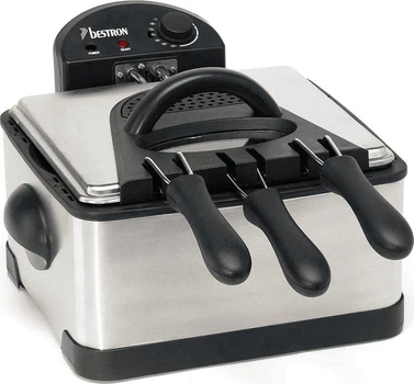 Мультипечь (аэрофритюрница) Bestron Family DF402B steel/black