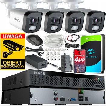 IP купольна камера Force IP-V-4025B 4 Mpx