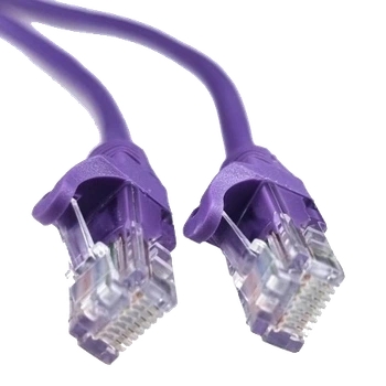 Патч-корд EServer UTP CAT5e фиолетовый 0.5 м