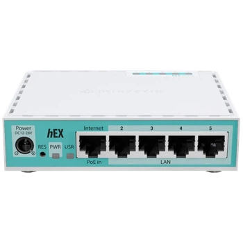 Маршрутизатор MikroTik hEX refresh E50UG (5 портов 10/100/1000)