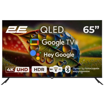 Телевизор 2E 65A77Q 65" QLED 4K Google TV