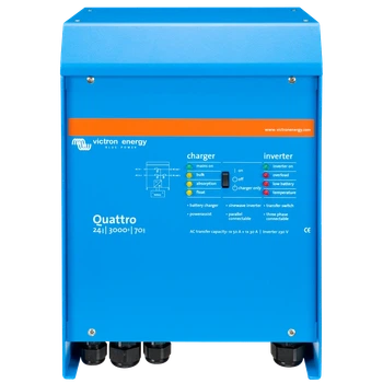 Инвертор Victron Energy Quattro 24/3000/70-50/50 однофазный чистая синусоида