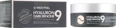 Освітлювальні патчі Medi-Peel Hyaluron Dark Benone Peptide 9 Ampoule Eye Patch 60 шт