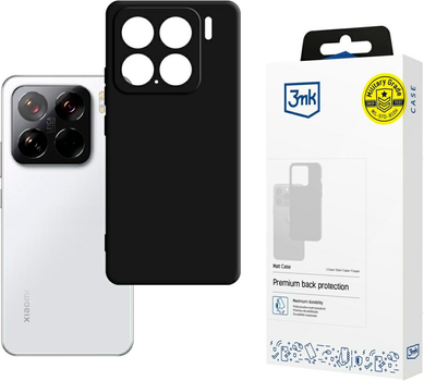 Etui plecki 3MK Matt do Xiaomi 15 Black (5903108620307)