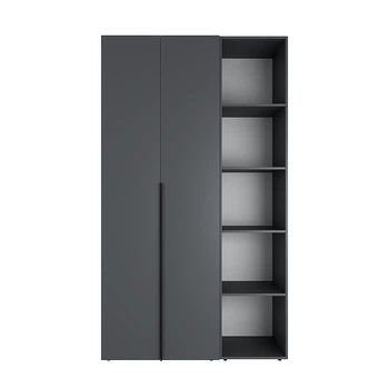 Шкаф распашной комбинированый №11 Light 1200x500x2200 Графит серый (GALTK0117000000)