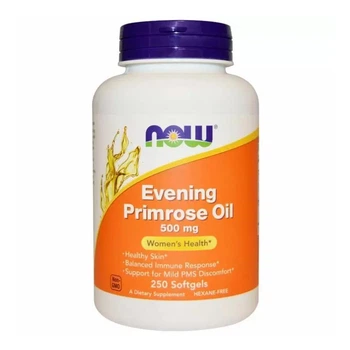 Олія примули вечірньої (Evening Primrose oil) 500 мг 250 капсул NOW-01752