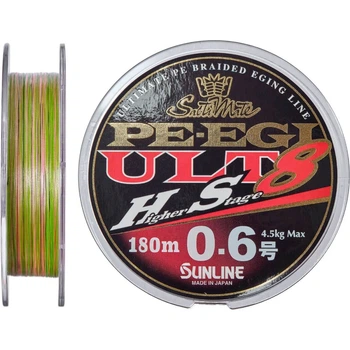 Шнур Sunline PE EGI ULT HS8 180m #0.6/0.128 mm 4.5 kg