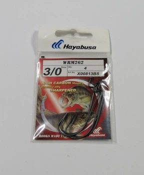 Крючки офсетные Hayabusa WRM262 3/0 4 шт