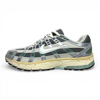 Женские кроссовки спортивные Nike P-6000 FN7509-029 44 Grey-Silver-Khaki