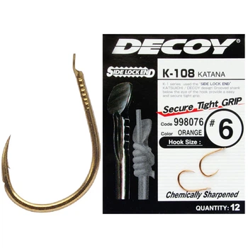 Крючок Decoy K-108 Katana #10 (12 шт/уп)
