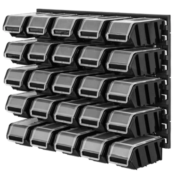 Tablica warsztatowa Kadax Lokke K7702 58 x 39 cm 25 elementów Czarna (5903699468548)