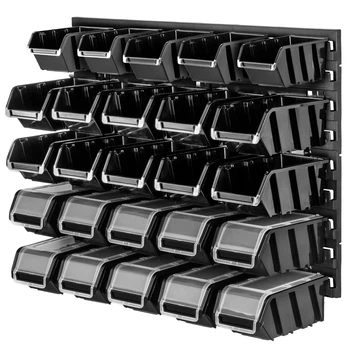 Tablica warsztatowa Kadax Lokke K7703 58 x 39 cm 25 elementów Czarna (5903699468555)