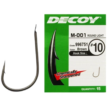 Крючок Decoy M-001 Round Light #8 (15 шт/уп)