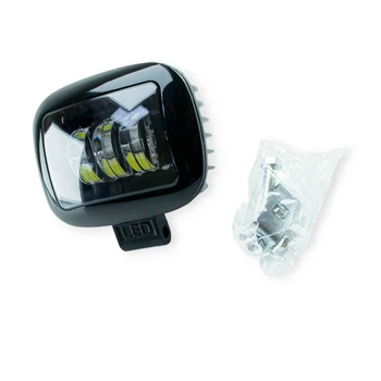 Фара додаткова LED прямокутна 120х95х50 (ДВШ) 30W Black Optimal-L
