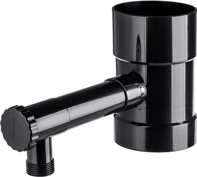 Zbieracz wody deszczowej Kadax Nancras z zaworem 100 mm Grafitowy (K10759)