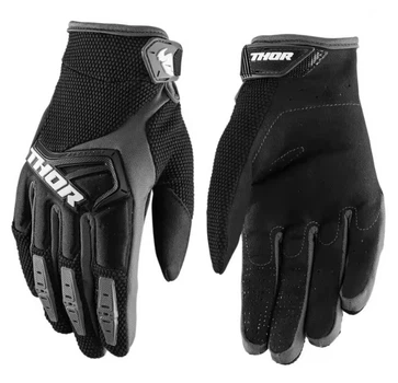 Велоперчатки Thor Ripple MX Glove, черные с серым, размер M