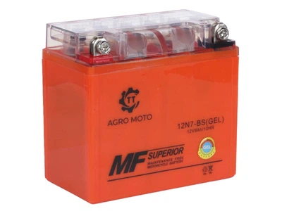 ぽて Акумулятор гелевий TT AGRO MOTO 12N7-BS 7АH на мотоцикл, 137*76