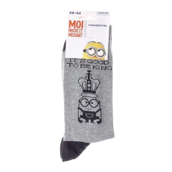 Носки Minion + COURONNE темно-серый Дит 39-42
