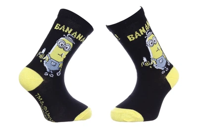 Носки MINION ET BANANA черный Дети 27-30, арт.37014-3